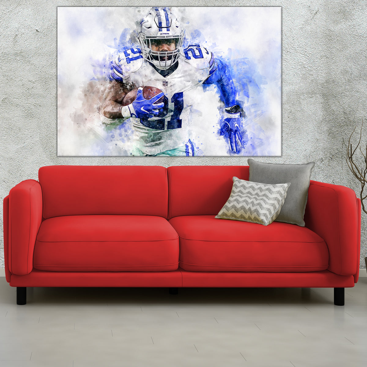 Ezekiel Elliott deals handpainted