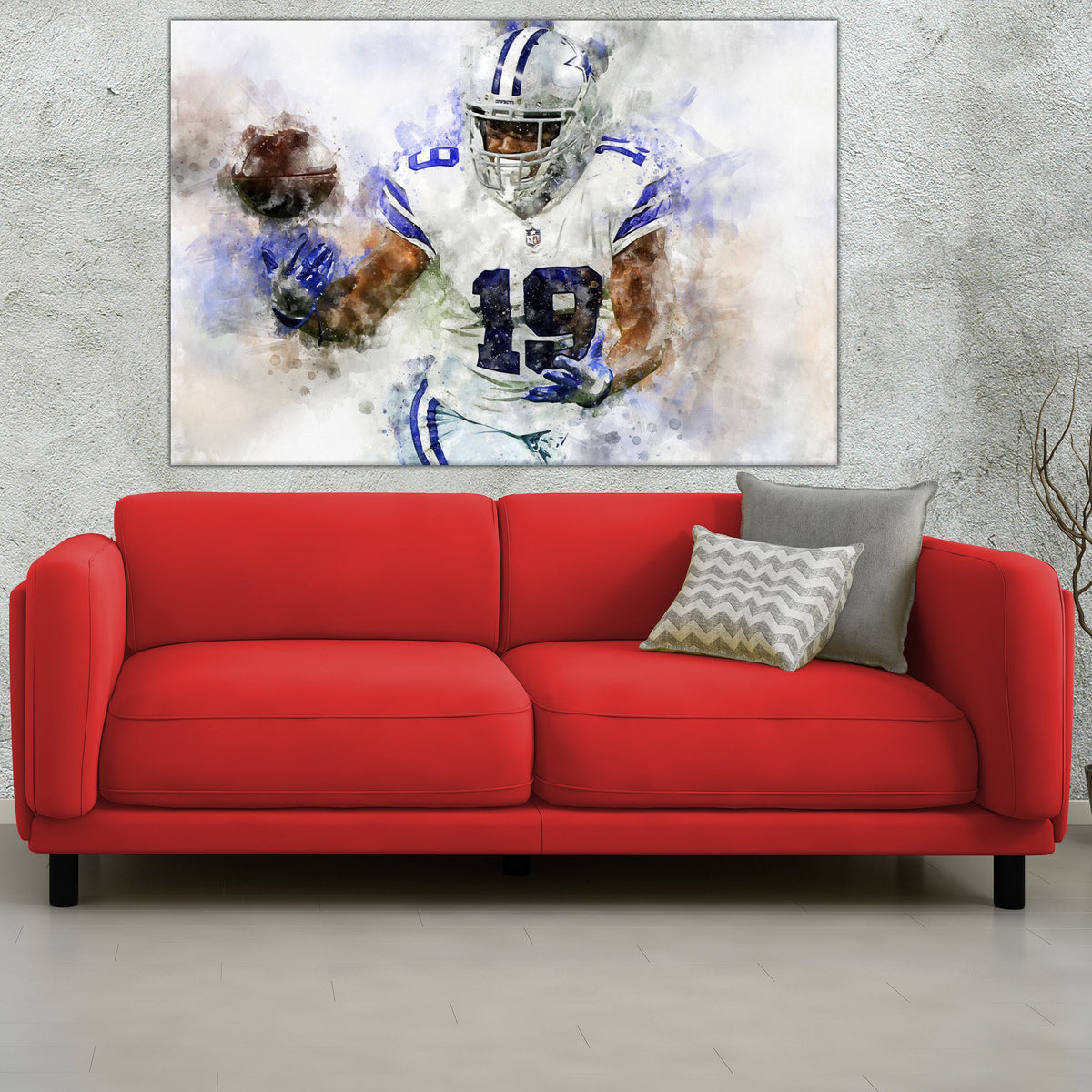 Football Art Dallas Cowboys Player Amari Cooper Amari Cooper