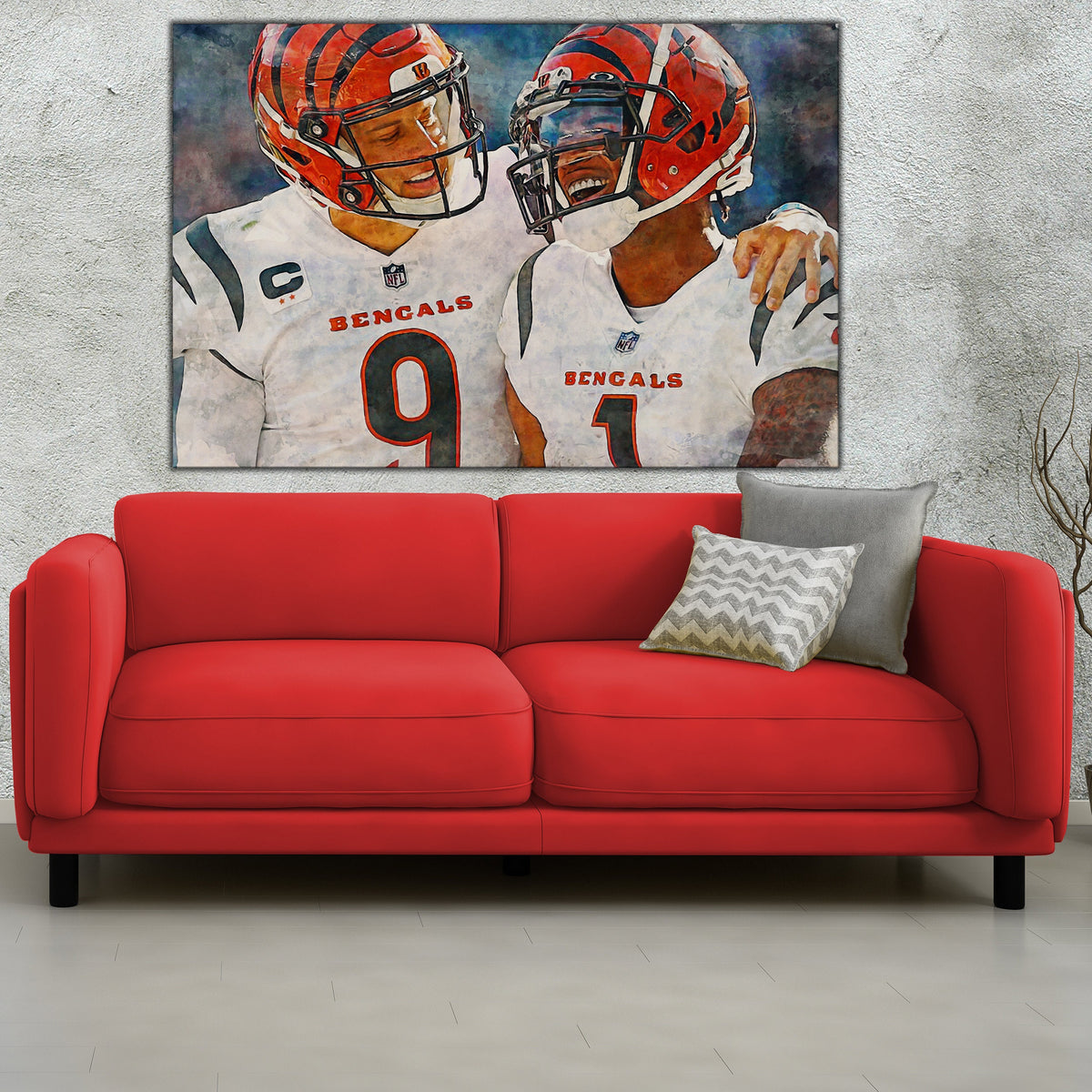 Poster: Joe Burrow & Ja'Marr Chase - Cincinnati Bengals NFL (22