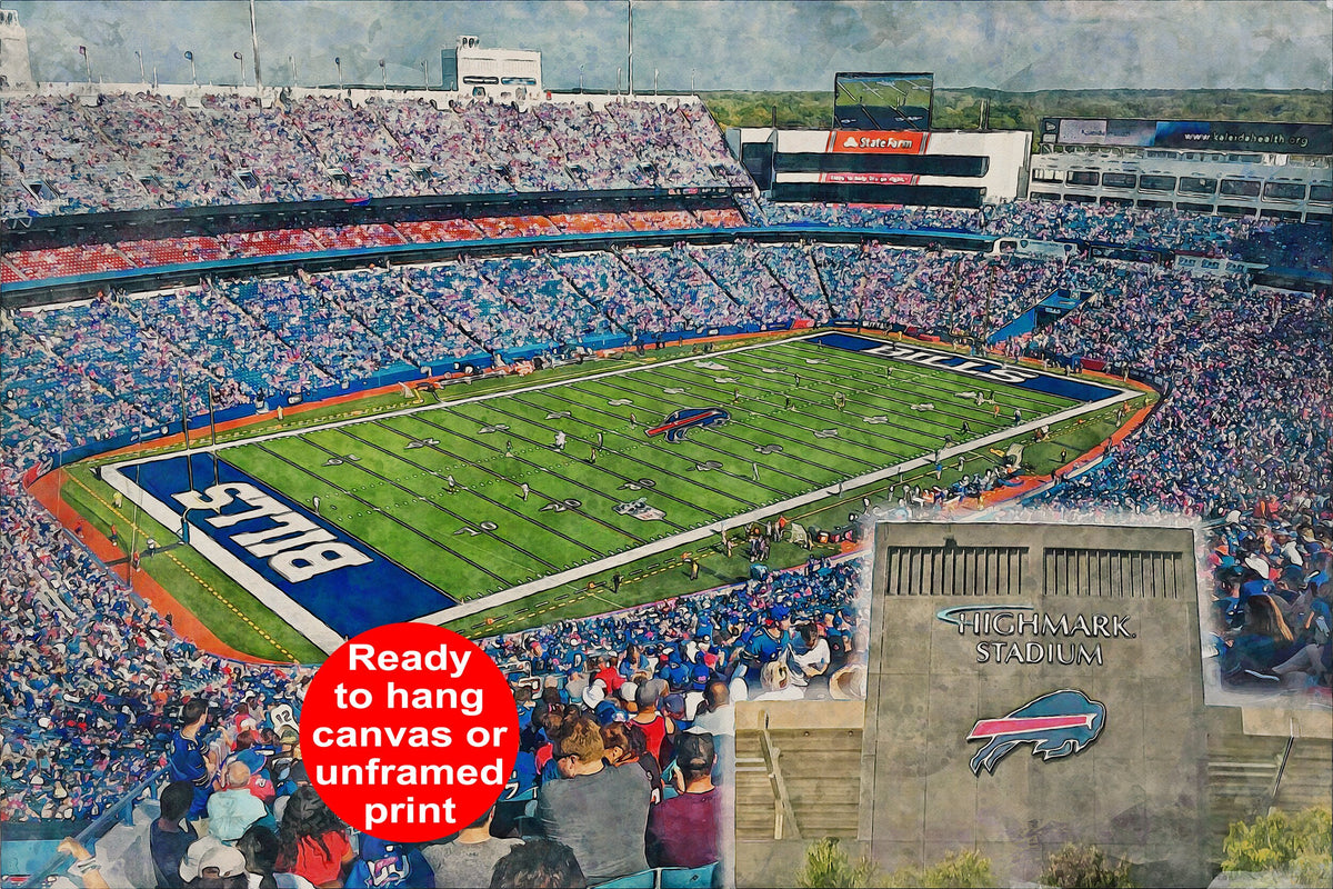 Buffalo Bills Highmark Stadium 8 x 10 Framed Football Photo