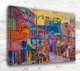 BEALE STREET MEMPHIS WATERCOLOR ART