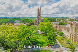 Duke University watercolor. Graduation gift, Duke University , College wall art,  College WC