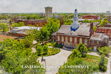 Eastern Kentucky University watercolor. Graduation gift, Eastern Kentucky University , College wall art,  College WC