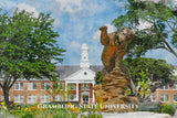 Grambling State University watercolor. Graduation gift, Grambling State University , College wall art,  College WC