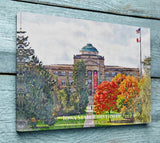 Iowa State University watercolor. Graduation gift, Iowa State University , College wall art,  College WC