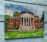 University of Louisville watercolor. Graduation gift, University of Louisville , College wall art,  College WC