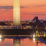 Custom Printed Canvas of Washington Monument - Beautiful Fine Art Print of DC's Iconic Landmark"  Washington Monument skyline canvas