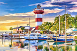 Gorgeous Hilton Head Watercolor Print on Canvas - Bring the Beauty of the Beach into Your Home, Hilton Head South Carolina Canvas Print