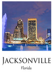 Jacksonville Canvas, Jacksonville Print, Jacksonville wall art, Jacksonville travel art print, Jacksonville Florida, Jacksonville poster