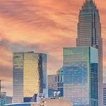 Charlotte NC : Explore the beauty of Charlotte with this stunning skyline wall art canvas! Queen City canvas