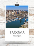 Tacoma Washington  Tacoma watercolor, Tacoma  wall art, Tacoma  canvas wall art,  Tacoma watercolor wall art, Tacoma travel art