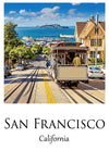 San Francisco Canvas, San Francisco Print, San Francisco  wall art,  San Francisco travel art print, San Francisco  poster