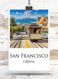 San Francisco Canvas, San Francisco Print, San Francisco  wall art,  San Francisco travel art print, San Francisco  poster