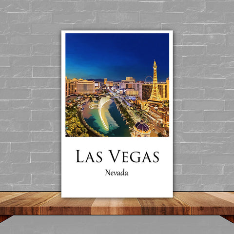 Las Vegas Canvas, Las Vegas Print, Las Vegas wall art, Las Vegas travel art print, Las Vegas Nevada, Las Vegas poster