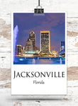 Jacksonville Canvas, Jacksonville Print, Jacksonville wall art, Jacksonville travel art print, Jacksonville Florida, Jacksonville poster