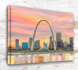 St Louis Canvas, St Louis Print, St Louis wall art, St Louis travel art print, St Louis Missouri, St Louis poster