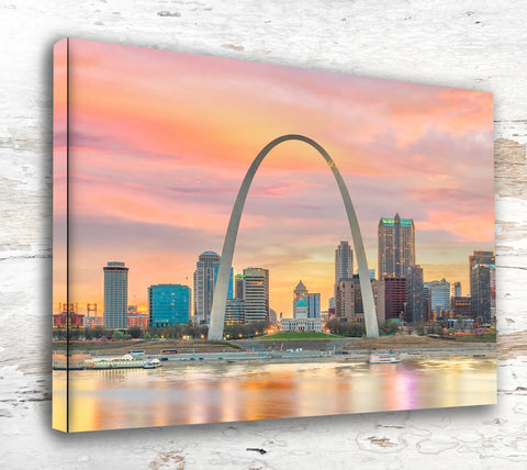 St Louis Canvas, St Louis Print, St Louis wall art, St Louis travel art print, St Louis Missouri, St Louis poster