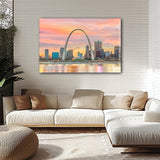 St Louis Canvas, St Louis Print, St Louis wall art, St Louis travel art print, St Louis Missouri, St Louis poster