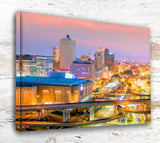 Memphis travel art canvas print, Memphis  wall art, Memphis canvas art,   Memphis  watercolor canvas wall art, Memphis print