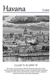 Havana Canvas, Havana  Print,  Havana wall art, Havana travel art print, Havana Cuba, Havana  poster