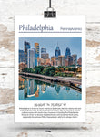 Philadelphia travel art canvas print, Philadelphia wall art Philadelphia canvas art, Philadelphia watercolor canvas wall art,