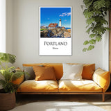 Portland Maine Portland watercolor,  Portland wall art,   Portland canvas wall art, Portland watercolor wall art, Portland travel art