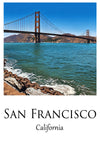 San Francisco Canvas, San Francisco Print, San Francisco  wall art,  San Francisco travel art print, San Francisco  poster