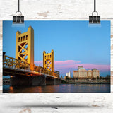 Sacramento  Canvas, Sacramento Print, Sacramento wall art Sacramento  travel art print, Sacramento California  poster