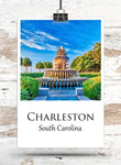 Charleston Canvas, Charleston Print, Charleston wall art, Charleston travel art print, Charleston South Carolina, Charleston  poster