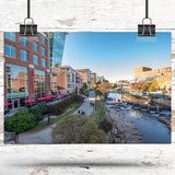 Greenville travel art canvas print, Greenville  wall art, Greenville  canvas art,  Greenville  watercolor canvas wall art, Greenville  print