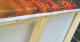 Lake Tahoe watercolor Canvas, Landscape Wall Art, Large Canvas Art, Lake Tahoe watercolor, Large landscape print