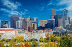 Denver Colorado, Denver Canvas, Denver skyline, Denver wall canvas, 3 panel or single panel Denver art, Denver photo, Denver wall art