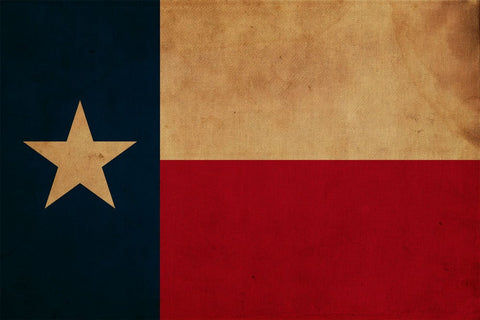Vintage Texas Flag on Canvas, Texas, Flag, Wall Art, Texas Photo, Texas Print, Giclee, Fine Art, Lonestar Flag, Single or Multiple Panels