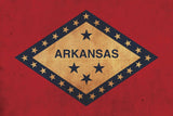 Vintage Arkansas Flag on Canvas, Arkansas, Wall Art, Arkansas, Photo,Arkansas print, Fine Art, Arkansas Flag Flag, Single or Multiple Panels