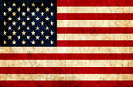 Vintage American Flag on Canvas, America, Flag, Wall Art, USA Photo flag on canvas, Single or Multiple Panels England flag