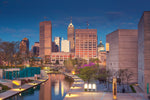 Indianapolis Canvas, Indianapolis skyline, Indianapolis river wall canvas, 3 panel or single panel Indianapolis art, Indianapolis wall art