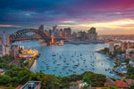 Sydney Skyline Canvas, City skyline, Large Sydney Australia Print, Australa  wall art, Canvas gifts, art, Australia vacation