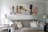 Lynchburg Virginia watercolor canvas,  Lynchburg sketch watercolor Canvas Wall Art, Lynchburg wall art canvas, Lynchburg Virginia art