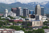Salt Lake City skyline canvas, Salt Lake City  Canvas Wall Art,Salt Lake City Utah wall art canvas, Salt Lake City framed canvas art