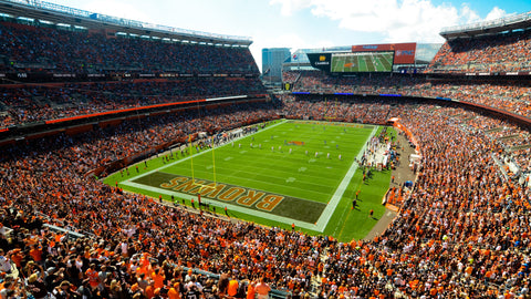 First Energy Stadium Printed on Canvas, Cleveland Browns, Large Cleveland Browns Print, Browns wall art, Canvas gifts, Cleveland Football
