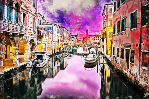 Lovely Venice Italy watercolor, Venice Italy, Vacation in Italy, Europe Classic Photo, Venice watercolor Print, Venice wall art, Venice
