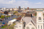 Akron Ohio skyline canvas, Akron Canvas,  Akron Ohio Canvas Wall Art, Akron wall art canvas, Akron wall art,