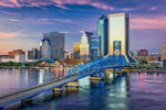 Jacksonville Florida, Jacksonville Canvas, Jacksonville skyline, Jacksonville Wall canvas, Jacksonville wall art