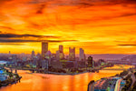 Pittsburgh skyline canvas,  Pittsburgh Canvas,  wall art, Pittsburgh Canvas Wall Art, Pittsburgh wall art canvas, Pennsylvania