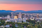 Salt Lake City skyline canvas, Salt Lake City Wall Art,Salt Lake City Utah wall art canvas, Salt Lake City framed canvas art