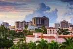 Sarasota Florida Skyline, Sarasota FL Canvas, Sarasota Florida skyline, Sarasota wall art, Florida  Wall canvas,