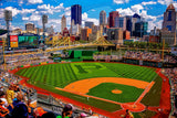 PNC park watercolor Printed on Canvas, Pittsburgh watercolor, Large Pittsburgh Pirates Print, Pittsburgh wall art, Canvas gifts, art