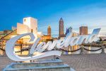 Cleveland skyline canvas, Cleveland Canvas, Cleveland Wall canvas, Cleveland wall art, Cleveland canvas, Cleveland art