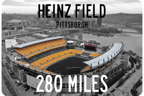 Personalized Highway Distance Sign || To: Heinz Field Pittsburgh || Pittsburgh Steelers || Heinz Field Pittsburgh highway sign ||