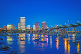 Richmond Virginia watercolor, Richmond digital oil painting Canvas, Richmond James River skyline, Richmond Wall canvas, Virginia skyline art